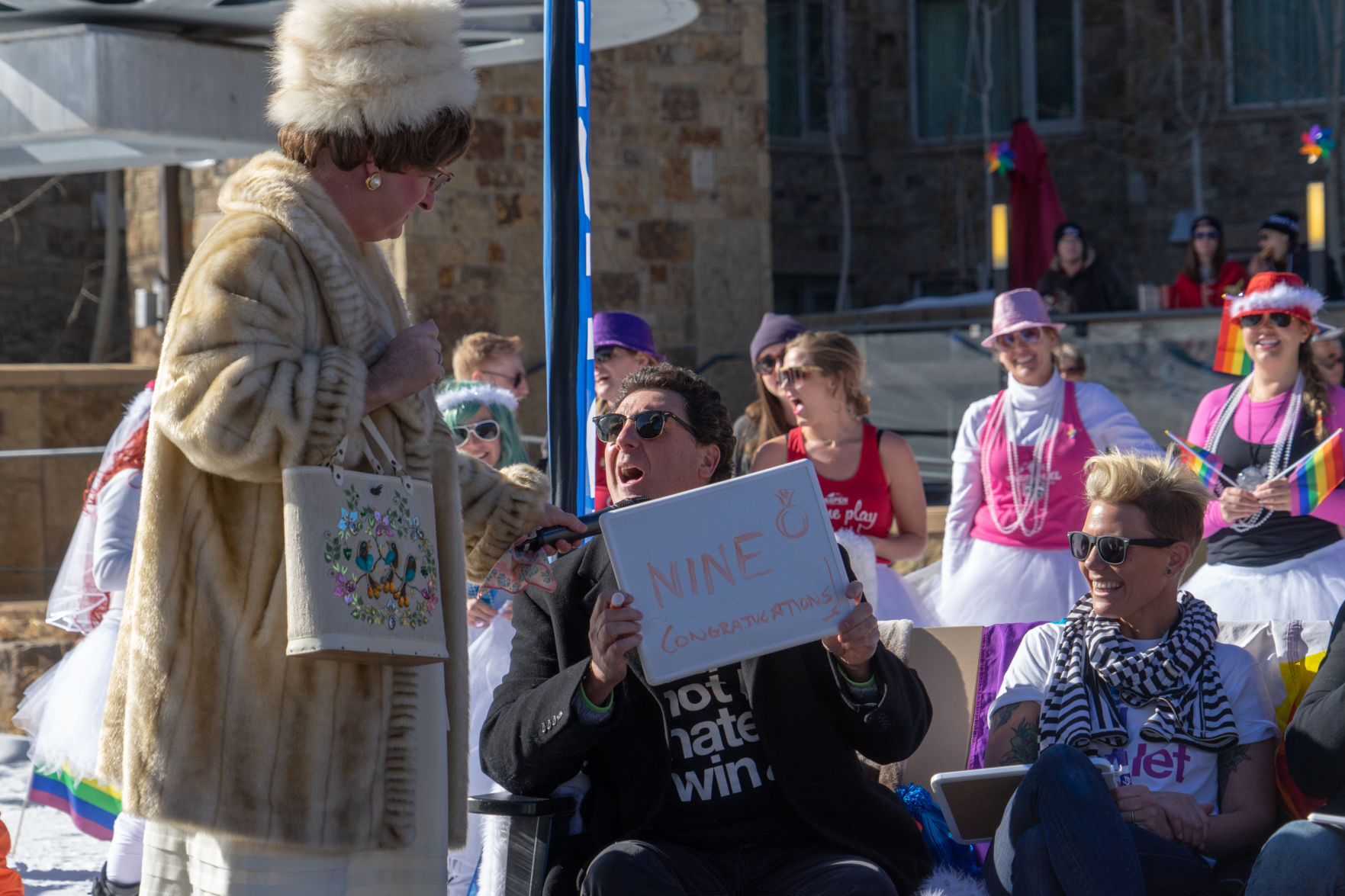 Gay ski week costume